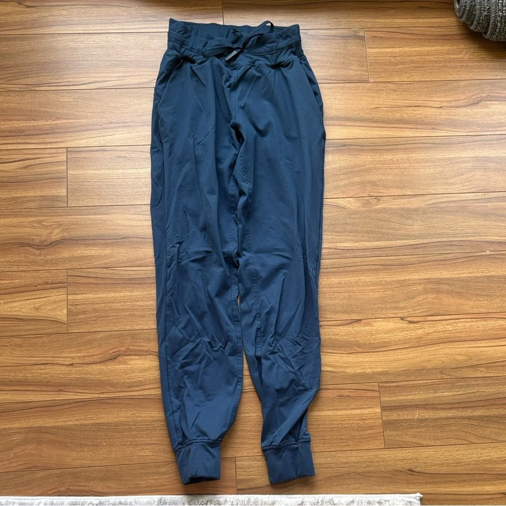 Navy Blue Jogger Pants - Picture 1 of 2